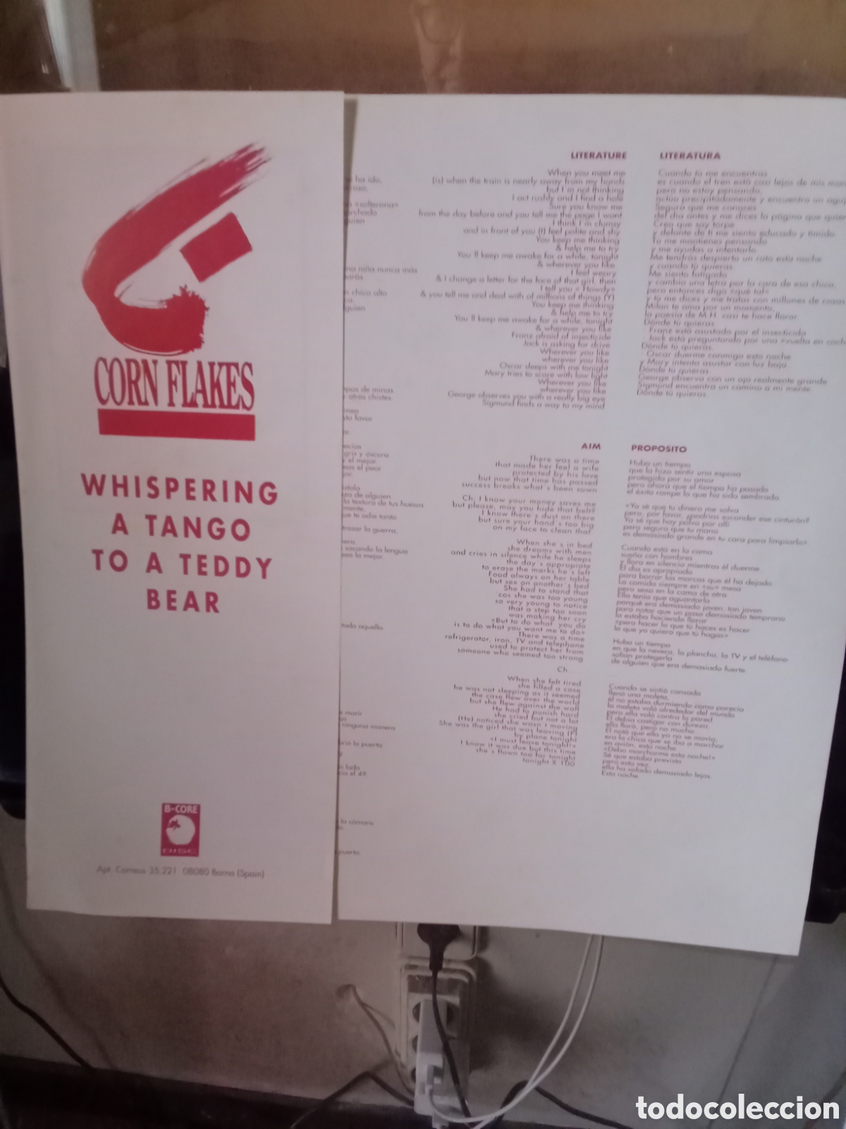 Discos de vinilo: CORN FLAKES 1993 B.Core Records - Foto 6