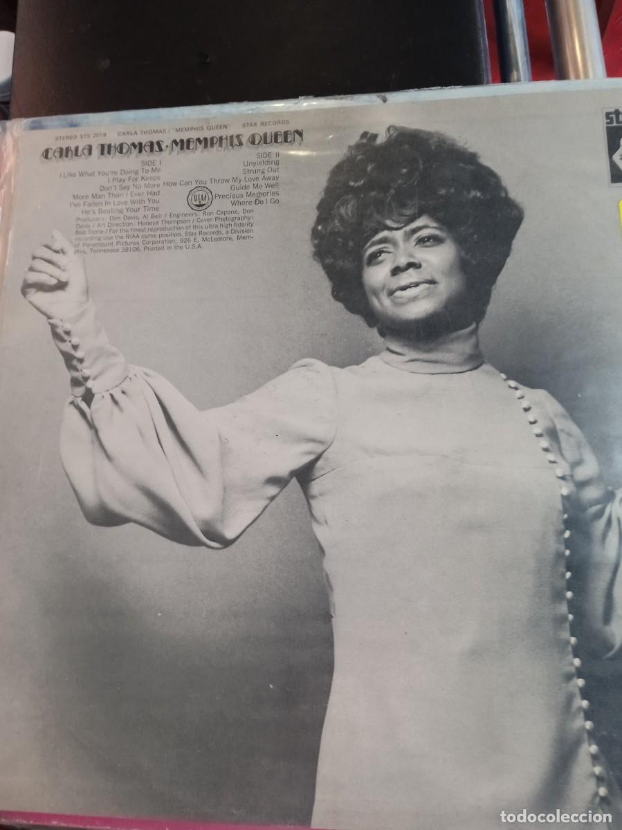 Discos de vinilo: CARLA THOMAS- MEMPHIS QUEEN. LP USA - Foto 2