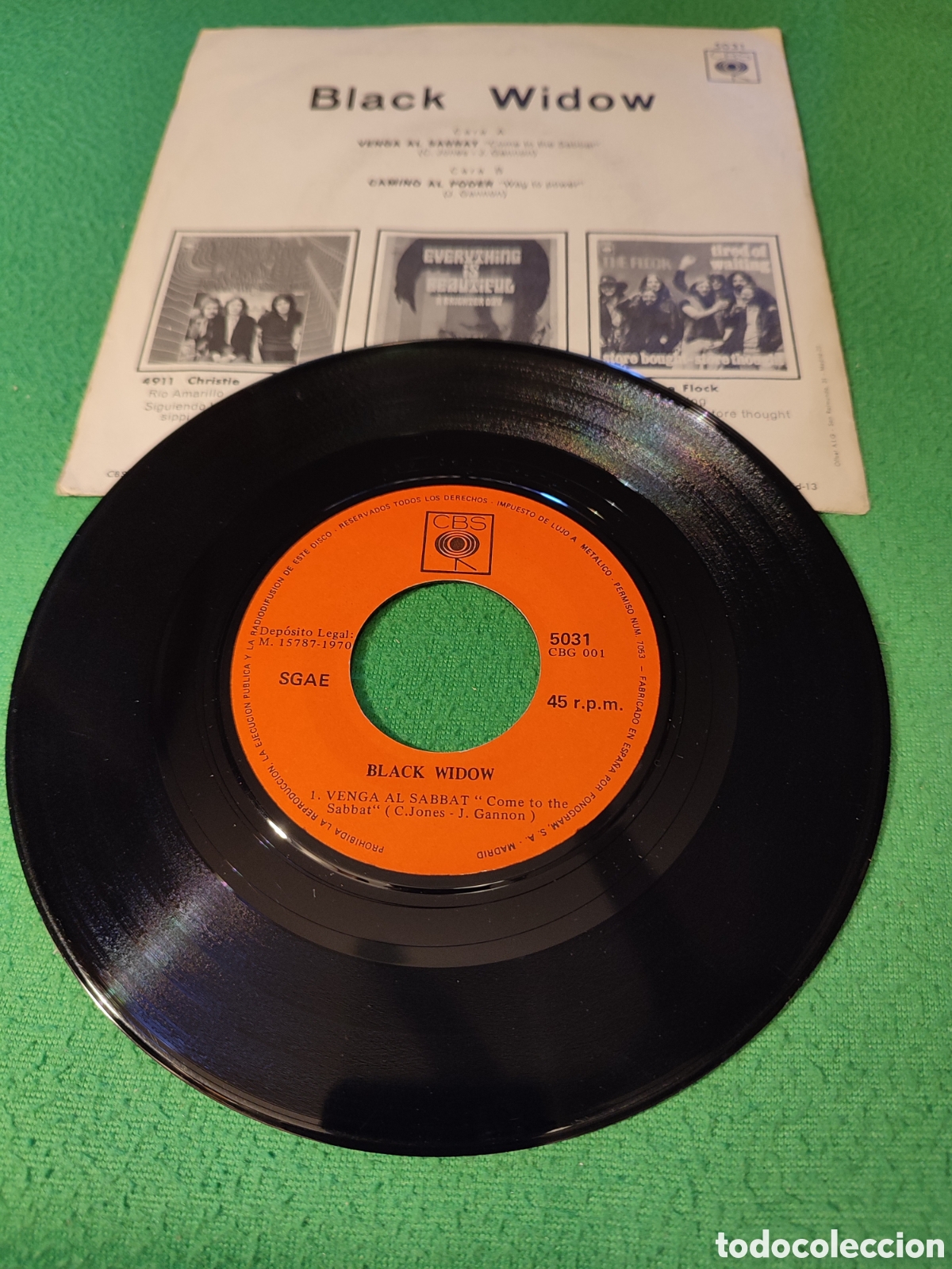 Discos de vinilo: Black Widow - Venga al Sabbath - Foto 2