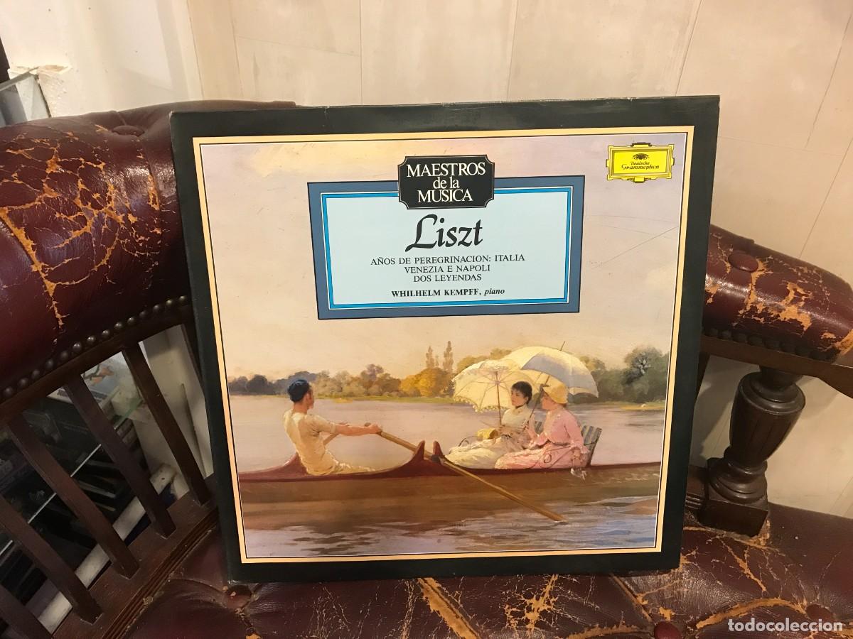 Disques de vinyle: LP. MAESTROS DE LA M&Uacute;SICA. LISTZ. A&Ntilde;OS DE PEREGRINACI&Oacute;N: ITALIA, VENEZIA E NAPOLI. DOS LEYENDAS.