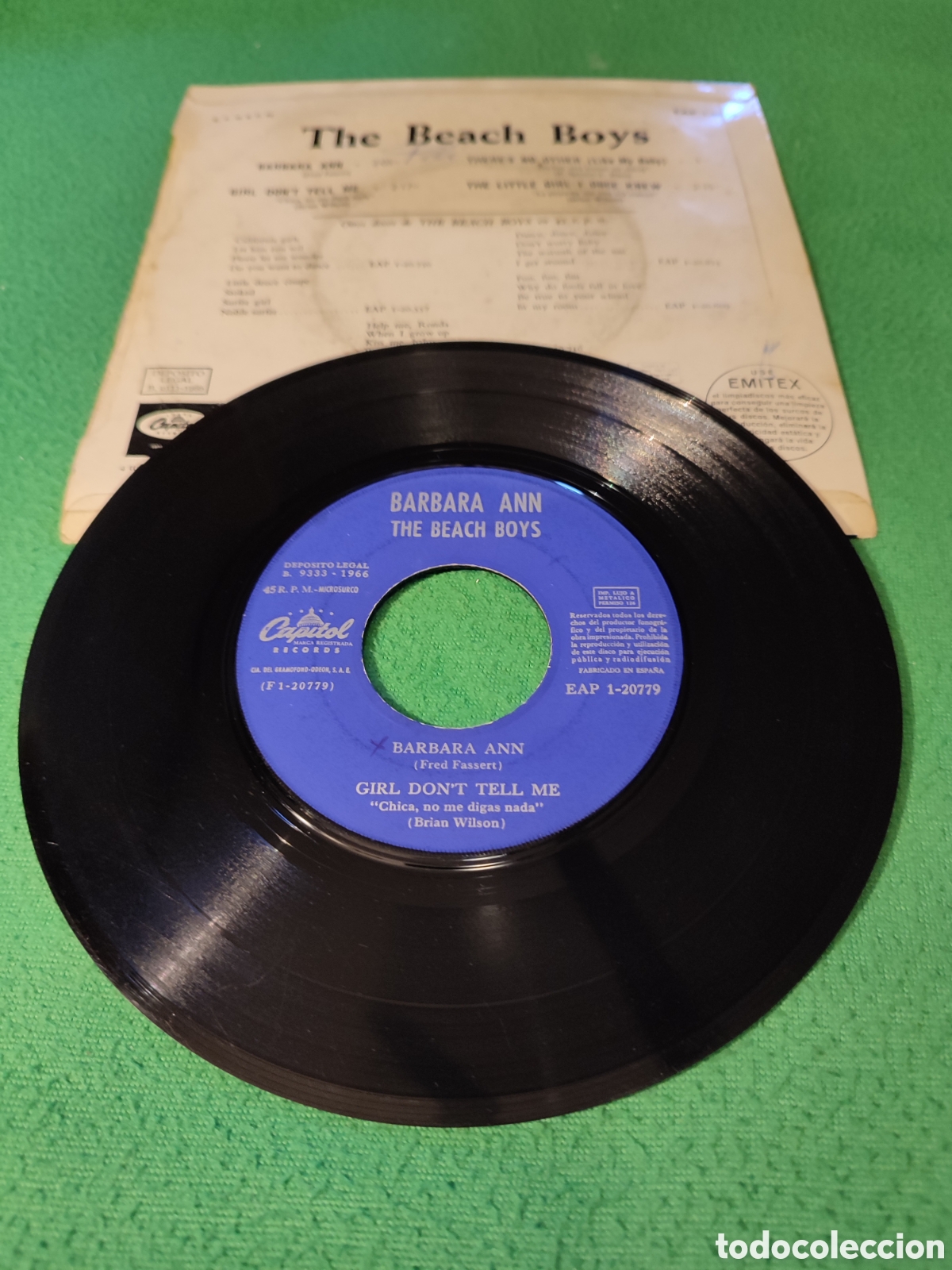Discos de vinilo: The Beach Boys - Barbara Ann+ 3 - Foto 2