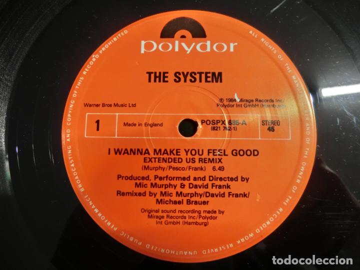 Discos de vinilo: THE SYSTEM - I WANNA MAKE YOU FEEL GOOD - Foto 3