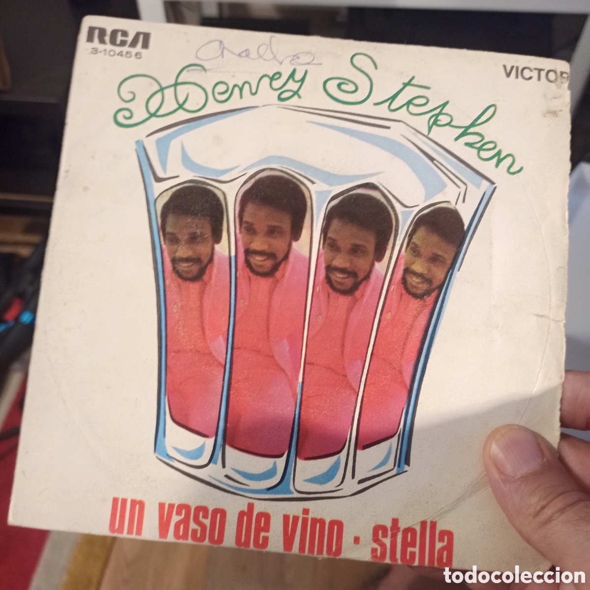 Discos de vinilo: Henry Stephen - Un Vaso De Vino / Stella (7&rdquo;) - Foto 1