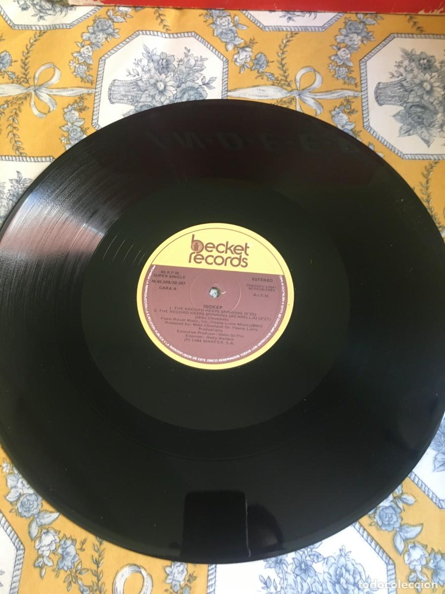 Discos de vinilo: Indeep &lrm;&ndash; The Record Keeps Spinning - Foto 3