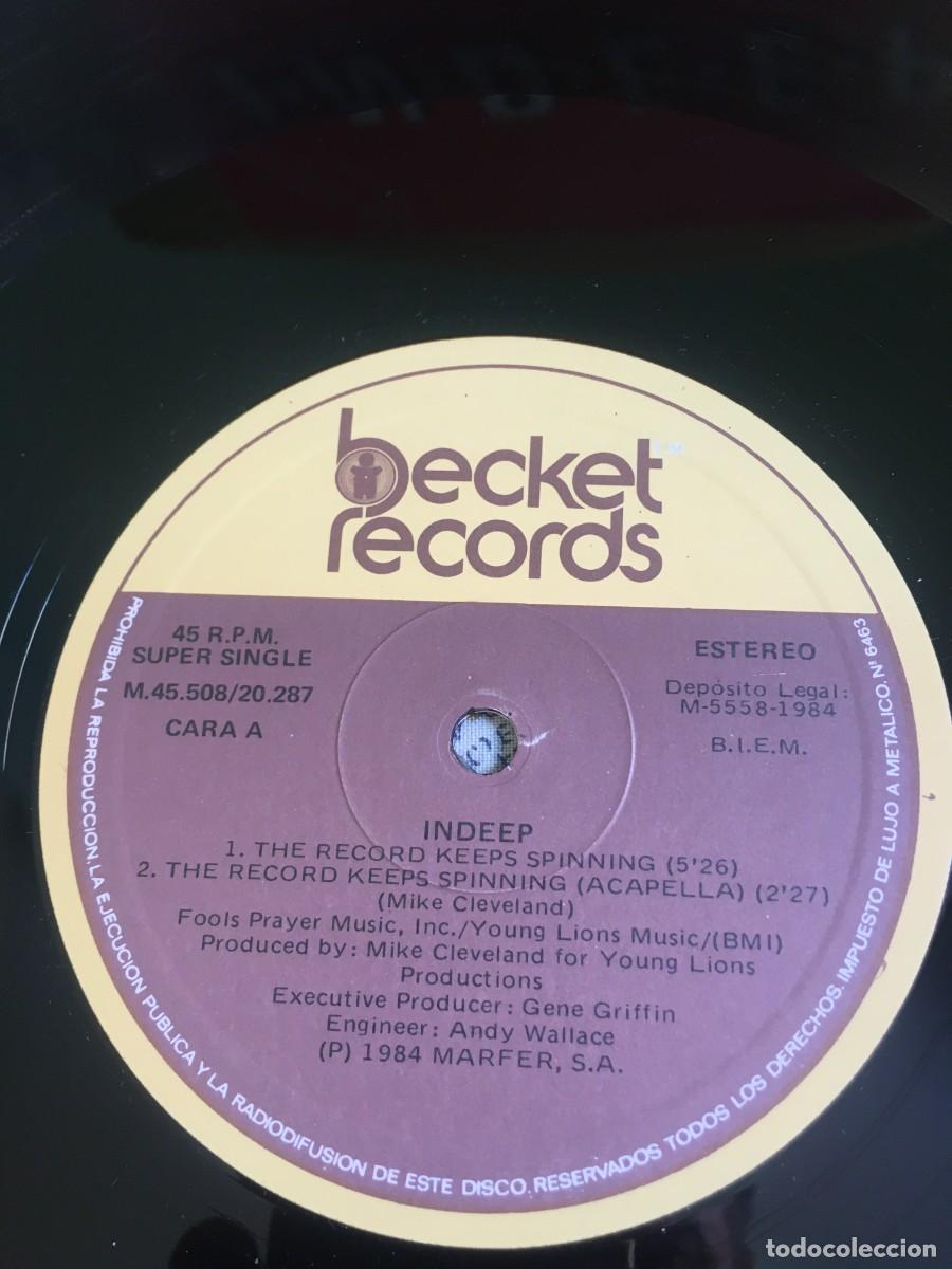 Discos de vinilo: Indeep &lrm;&ndash; The Record Keeps Spinning - Foto 4