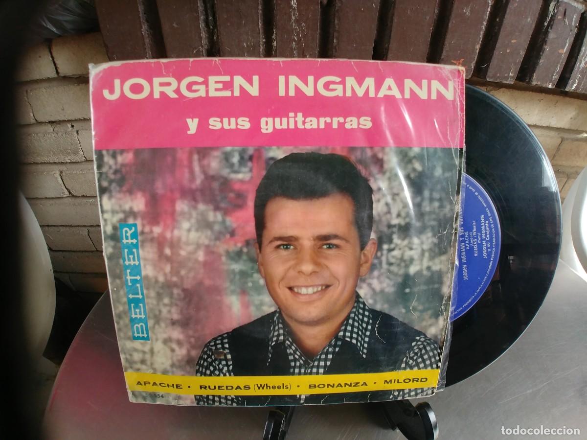 Discos de vinilo: JORGEN INGMANN-EP APACHE +3 - Foto 1