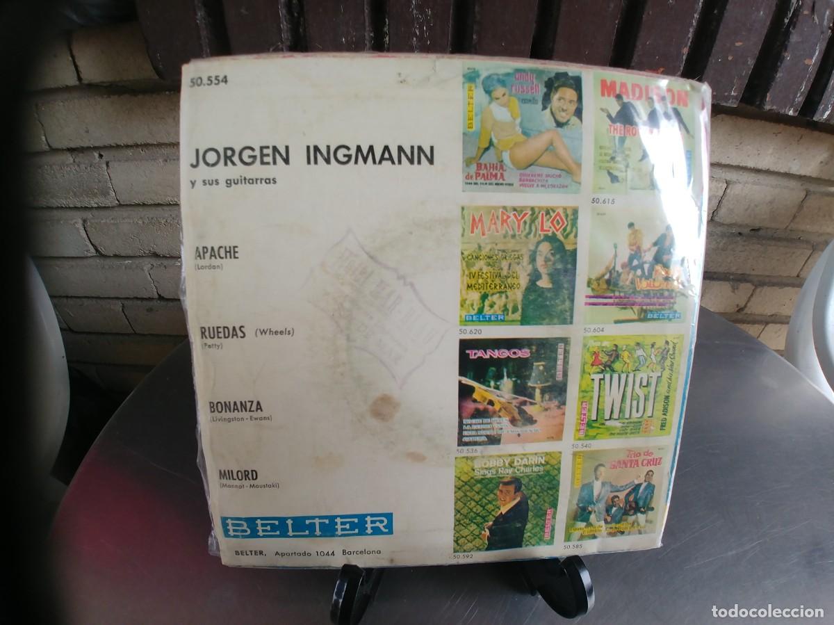 Discos de vinilo: JORGEN INGMANN-EP APACHE +3 - Foto 2