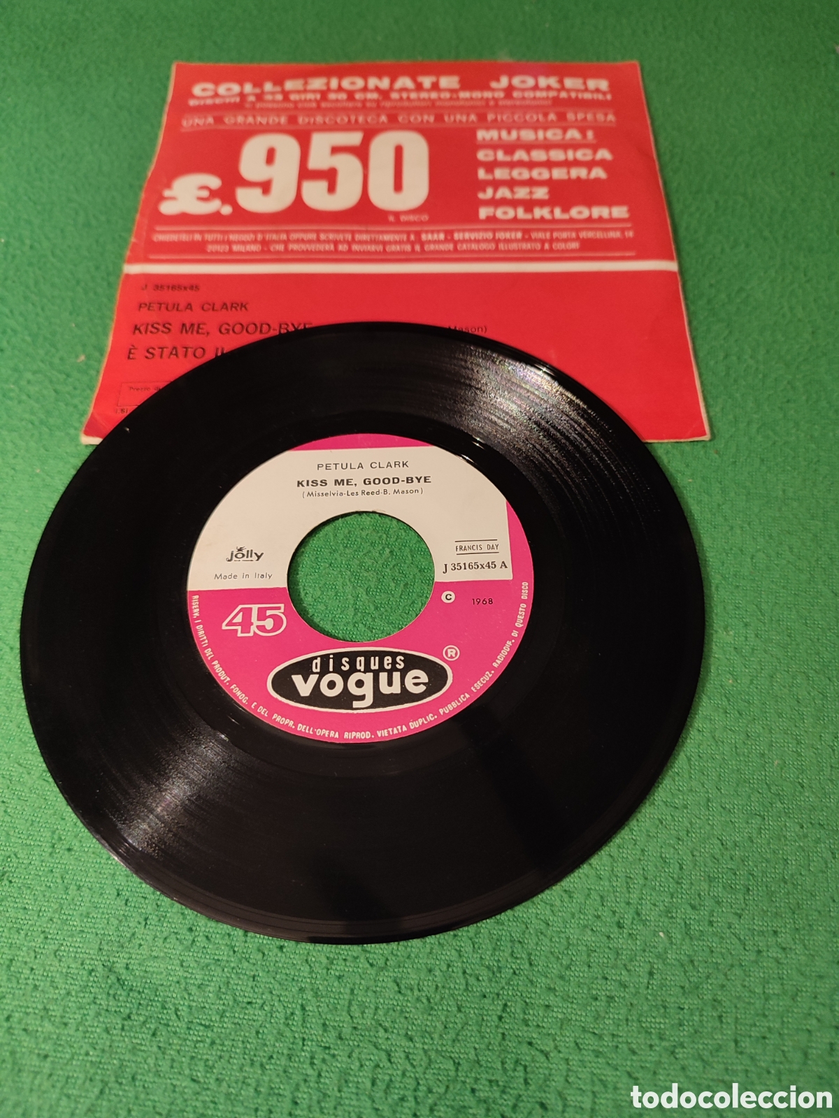 Discos de vinilo: Petula Clark - Kiss me, good bye - Foto 2