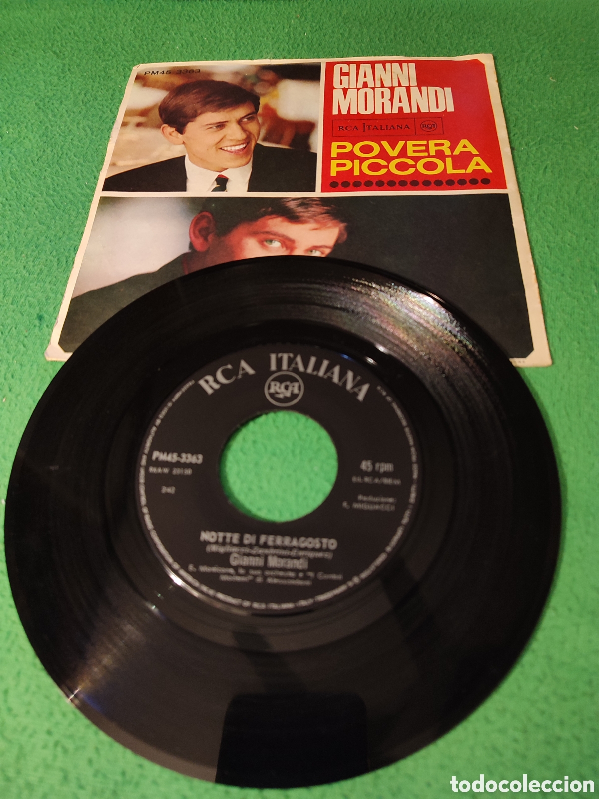Discos de vinilo: Gianni Morandi - Notte di ferragosto - Foto 2