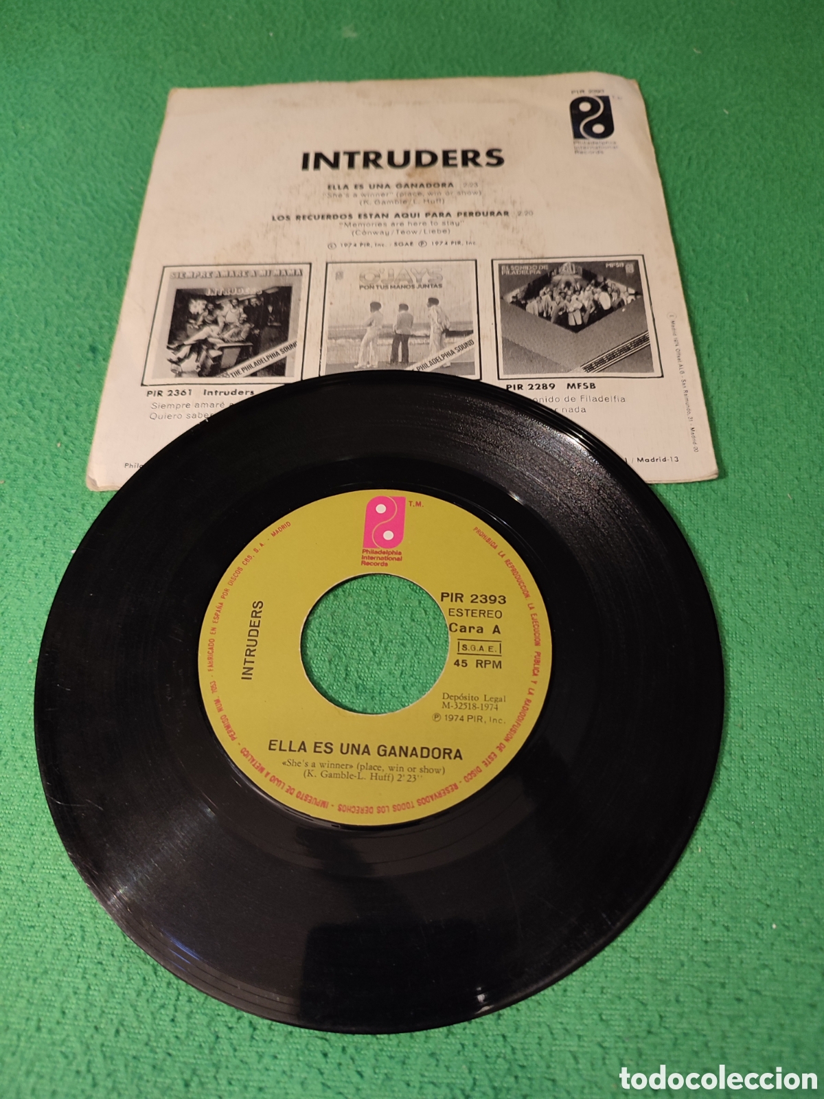 Discos de vinilo: Intruders - Ella es una ganadora - Foto 2