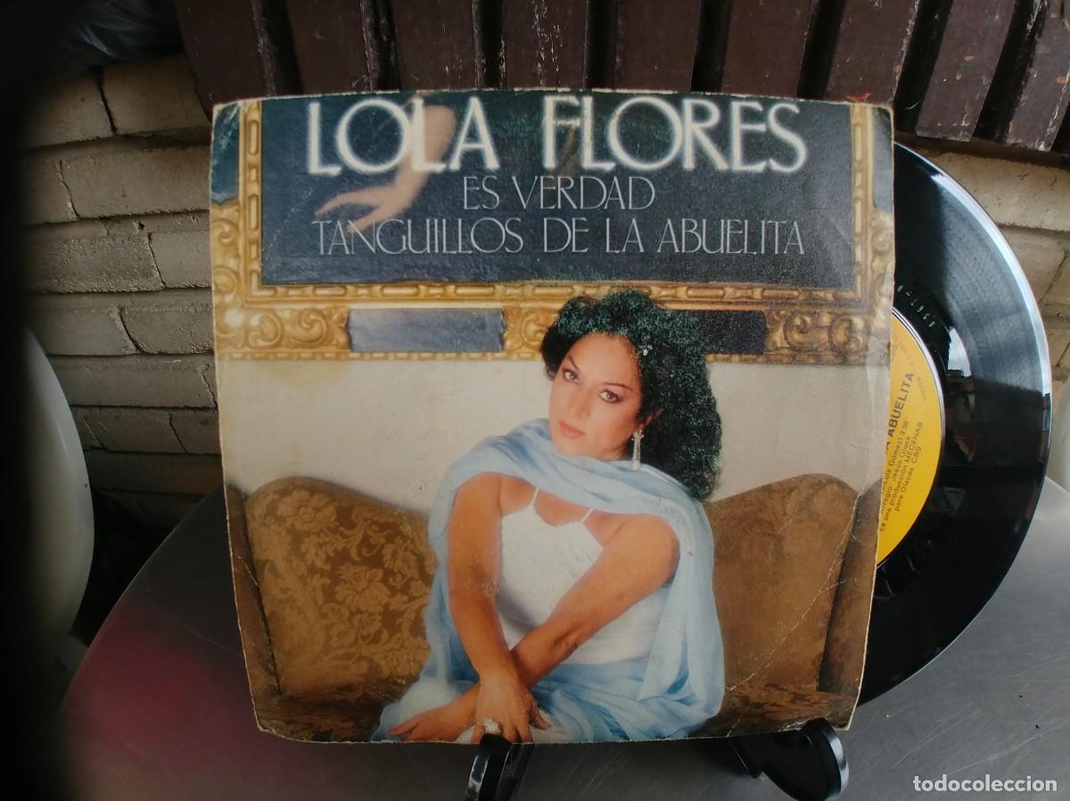 Discos de vinilo: LOLA FLORES-SINGLE ES VERDAD