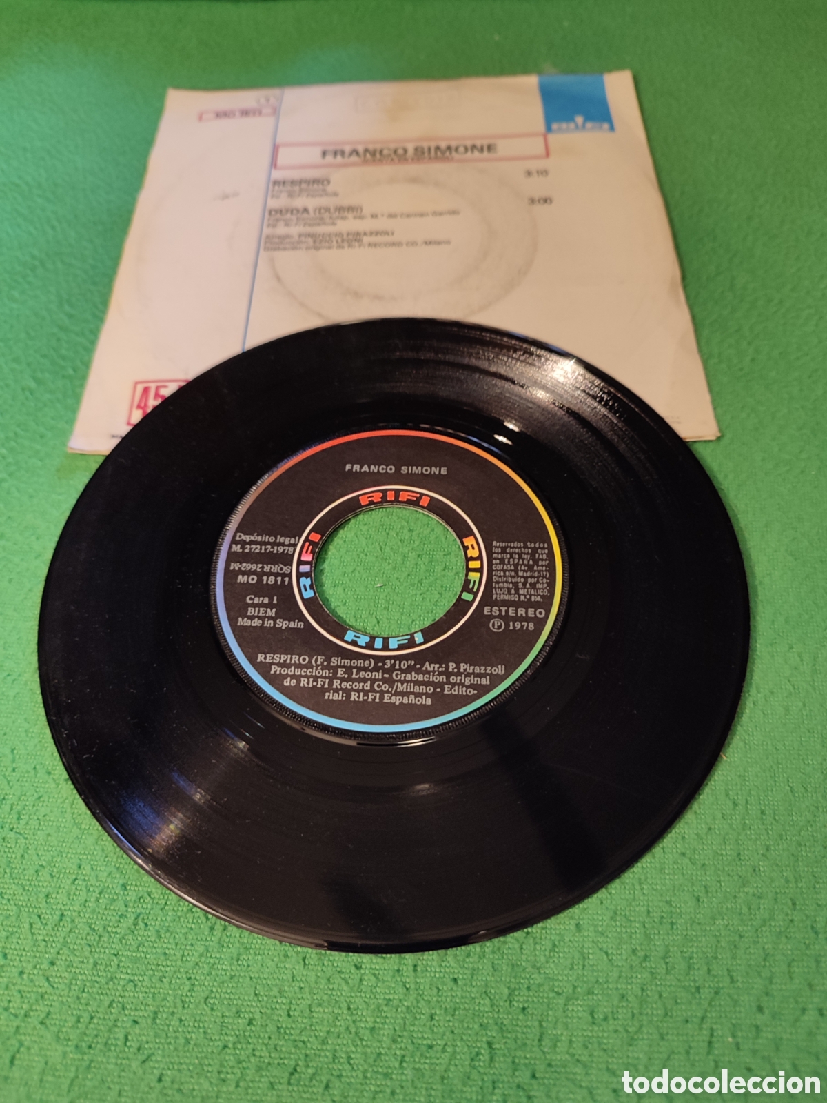 Discos de vinilo: Franco Simone - Respiro - Foto 2
