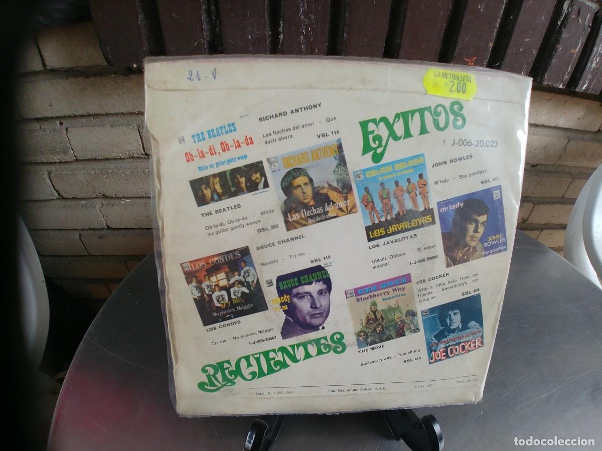 Discos de vinilo: LOS DIABLOS-SINGLE SOMOS FELICES - Foto 2