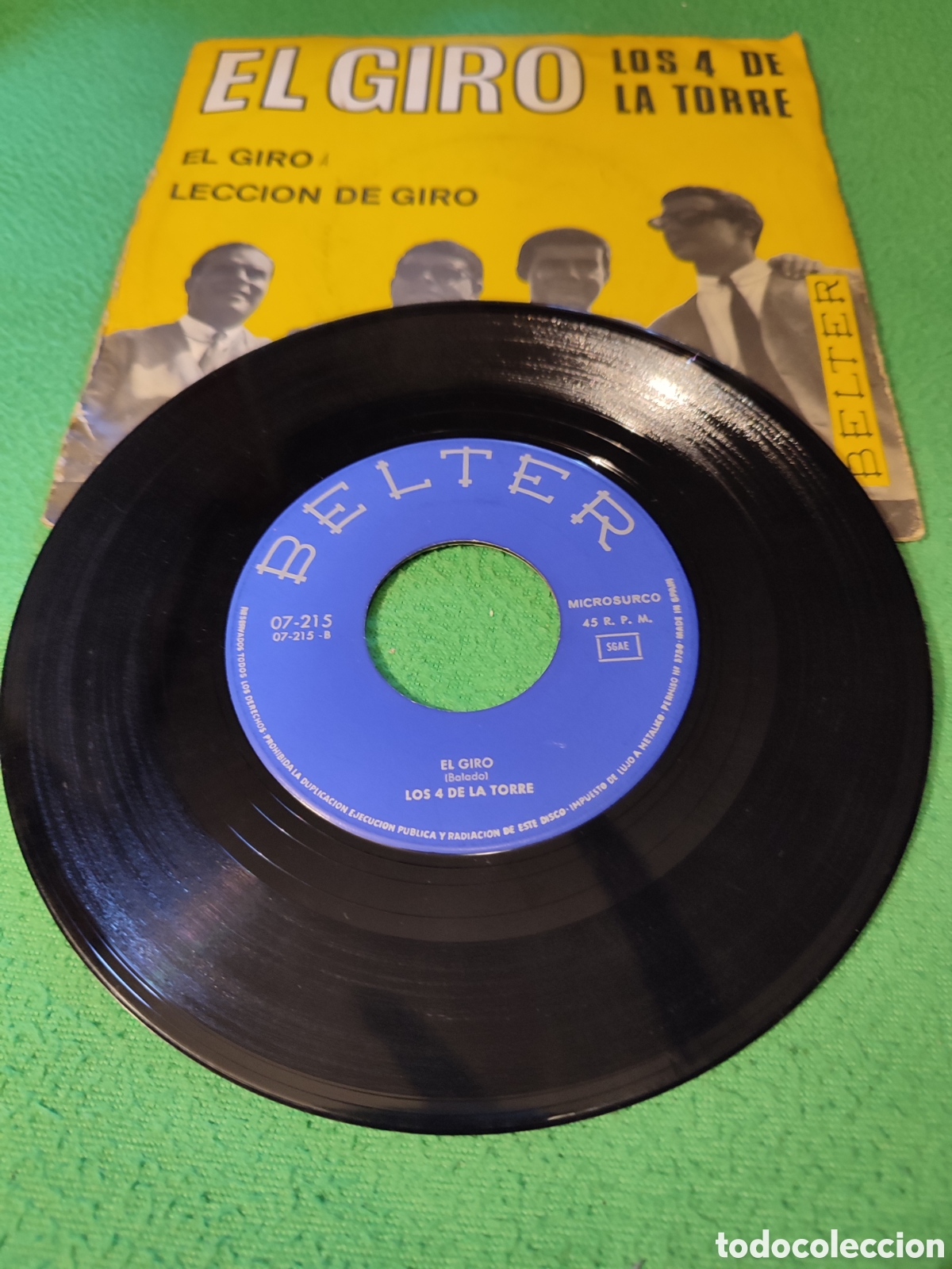 Discos de vinilo: Los 4 de la Torre - El giro - Foto 2
