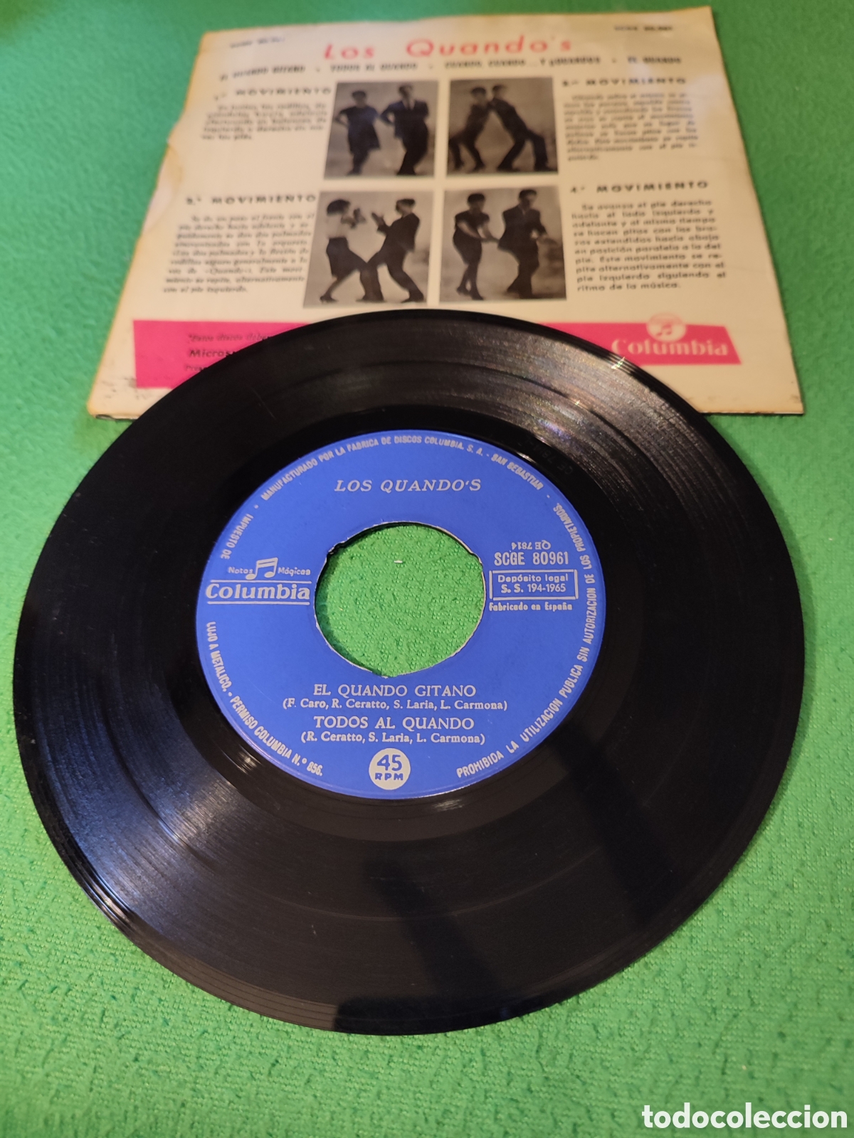 Discos de vinilo: Los Quandos - El Quando gitano+ 3 - Foto 2