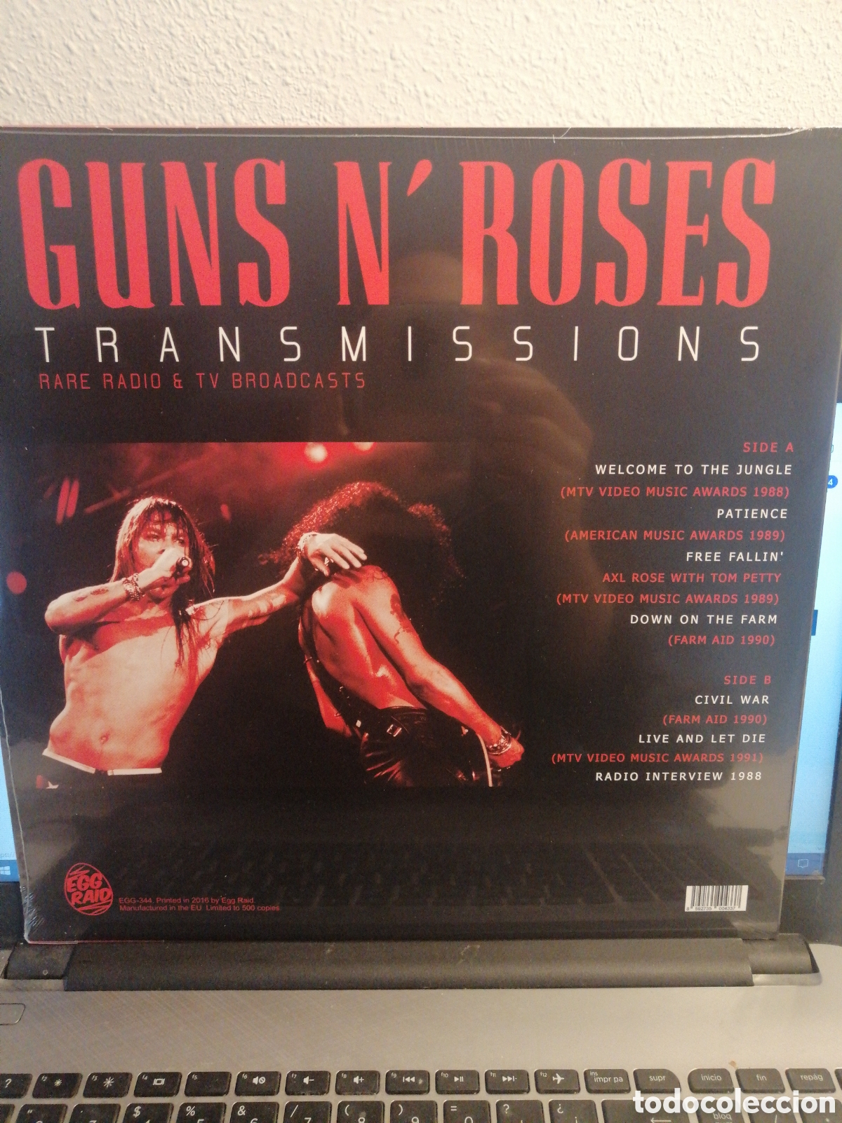 Discos de vinilo: Guns n Roses - Transmissions Lp (Nuevo) - Foto 2