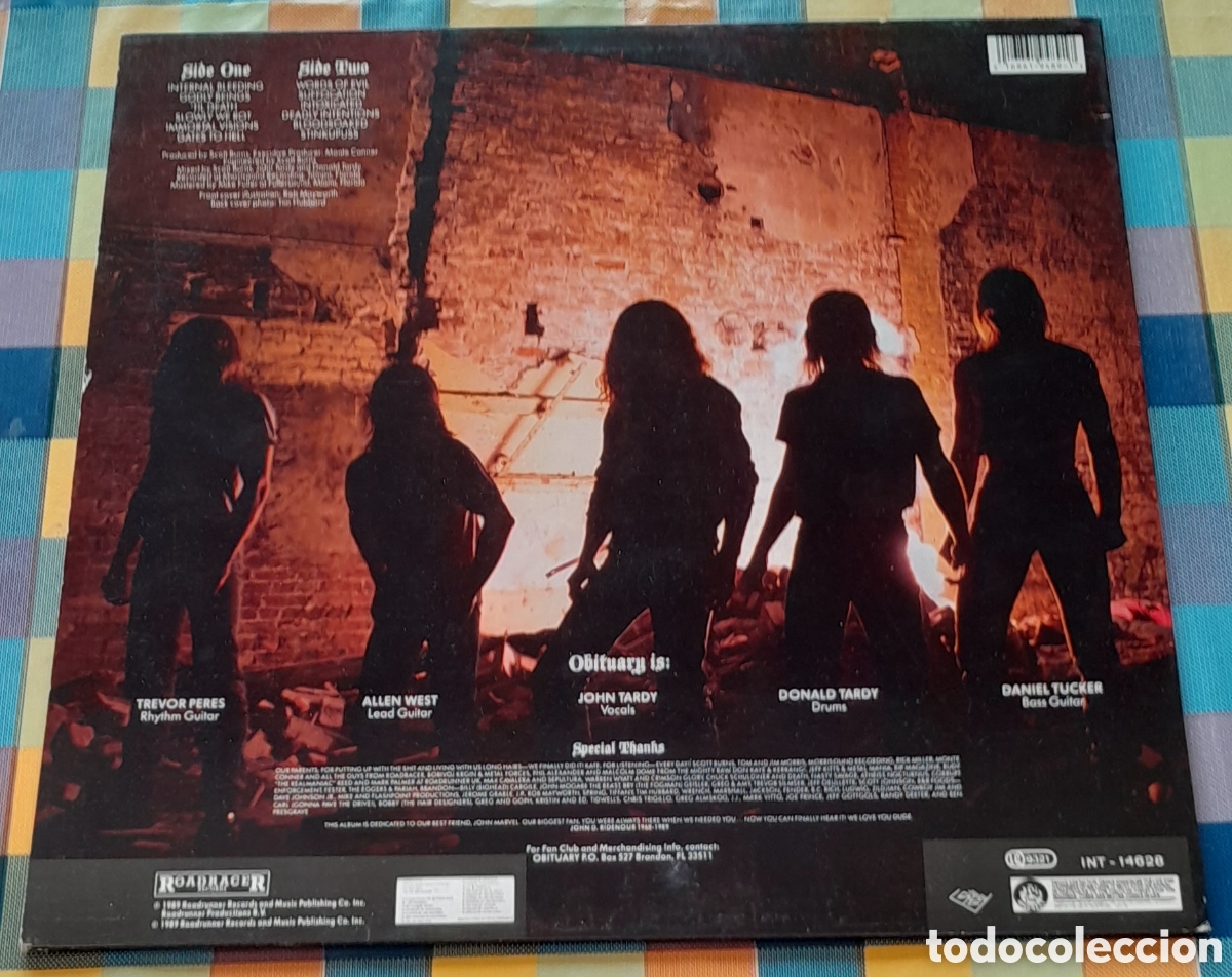 Discos de vinilo: OBITUARY - SLOWLY WE ROT - Foto 2