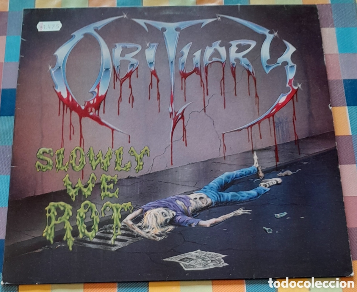 Discos de vinilo: OBITUARY - SLOWLY WE ROT - Foto 1