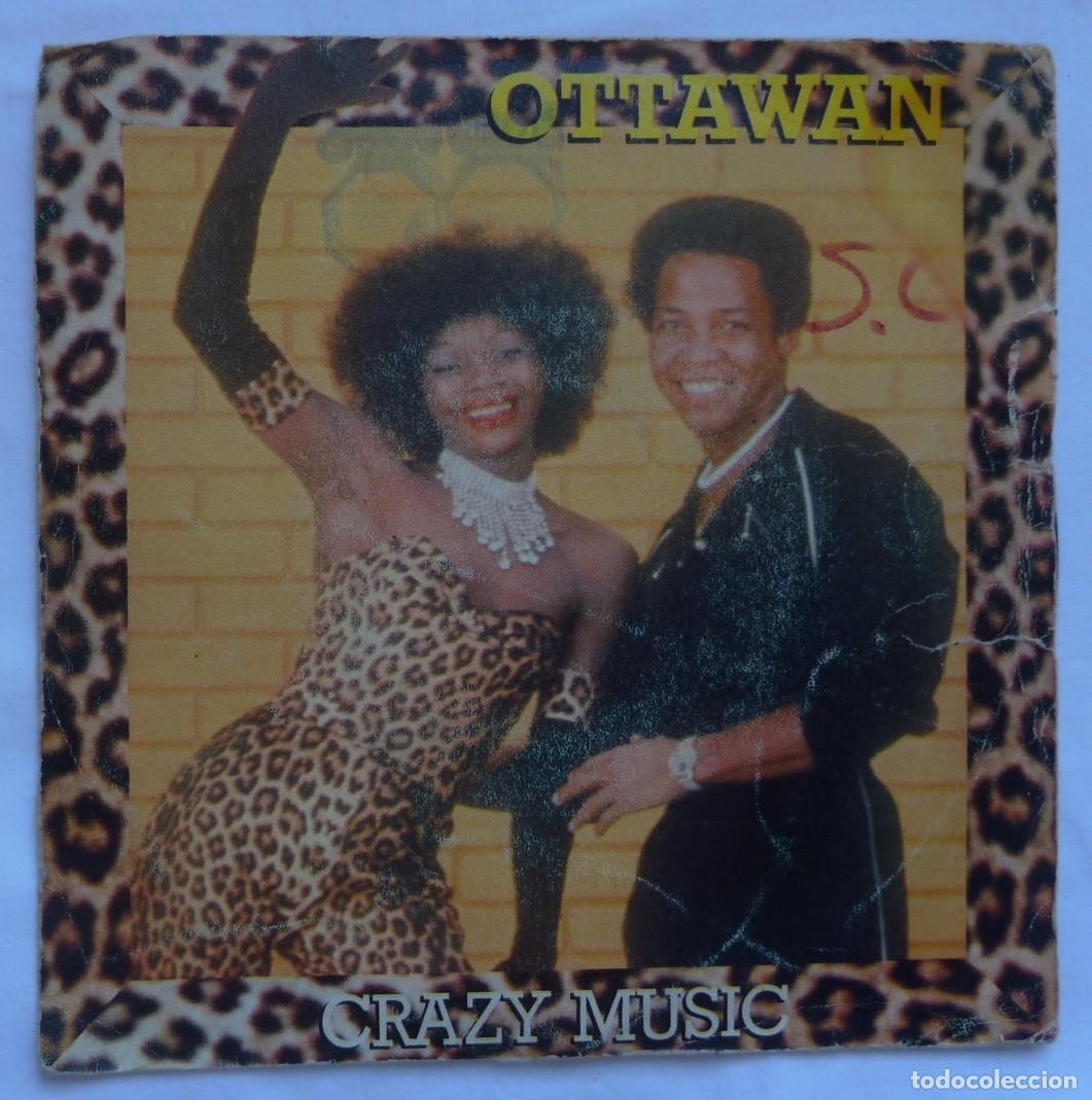 Discos de vinilo: OTTAWAN // CRAZY MUSIC // 1981 // PROMOCIONAL // SINGLE - Foto 1