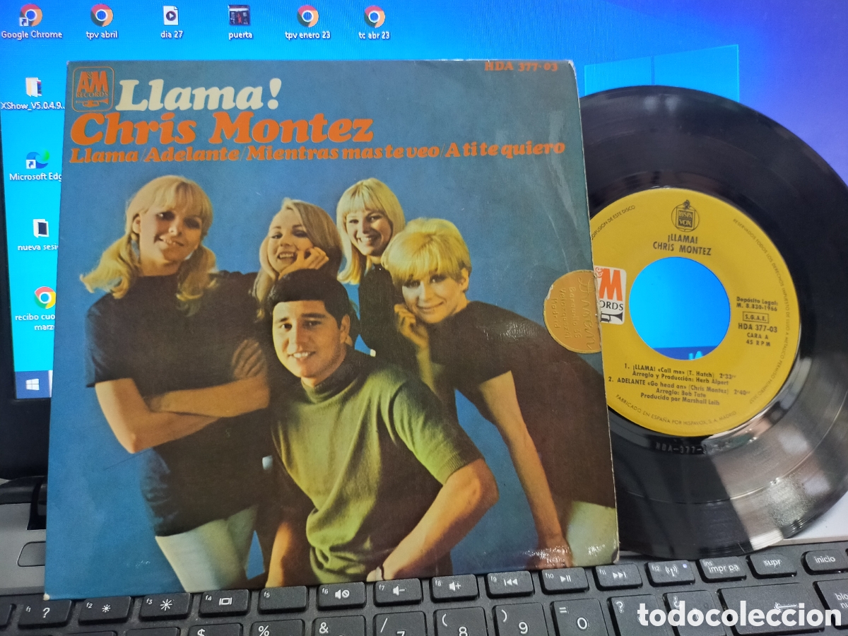 Discos de vinilo: Chris montez ep llama! + 3 1966 Espa&ntilde;a - Foto 1