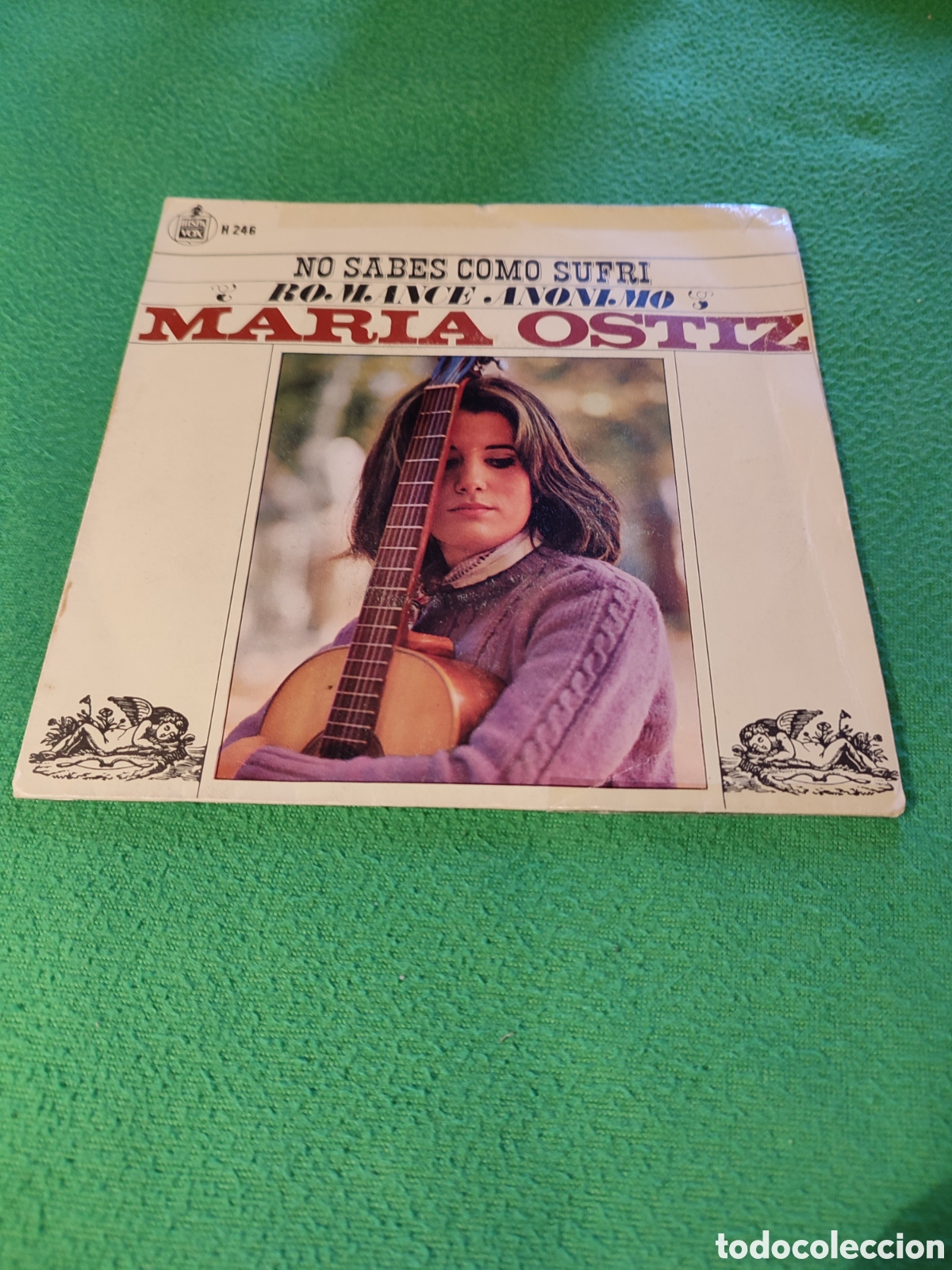 Discos de vinilo: Mar&iacute;a Ostiz - No sabes c&oacute;mo sufr&iacute; - Foto 1