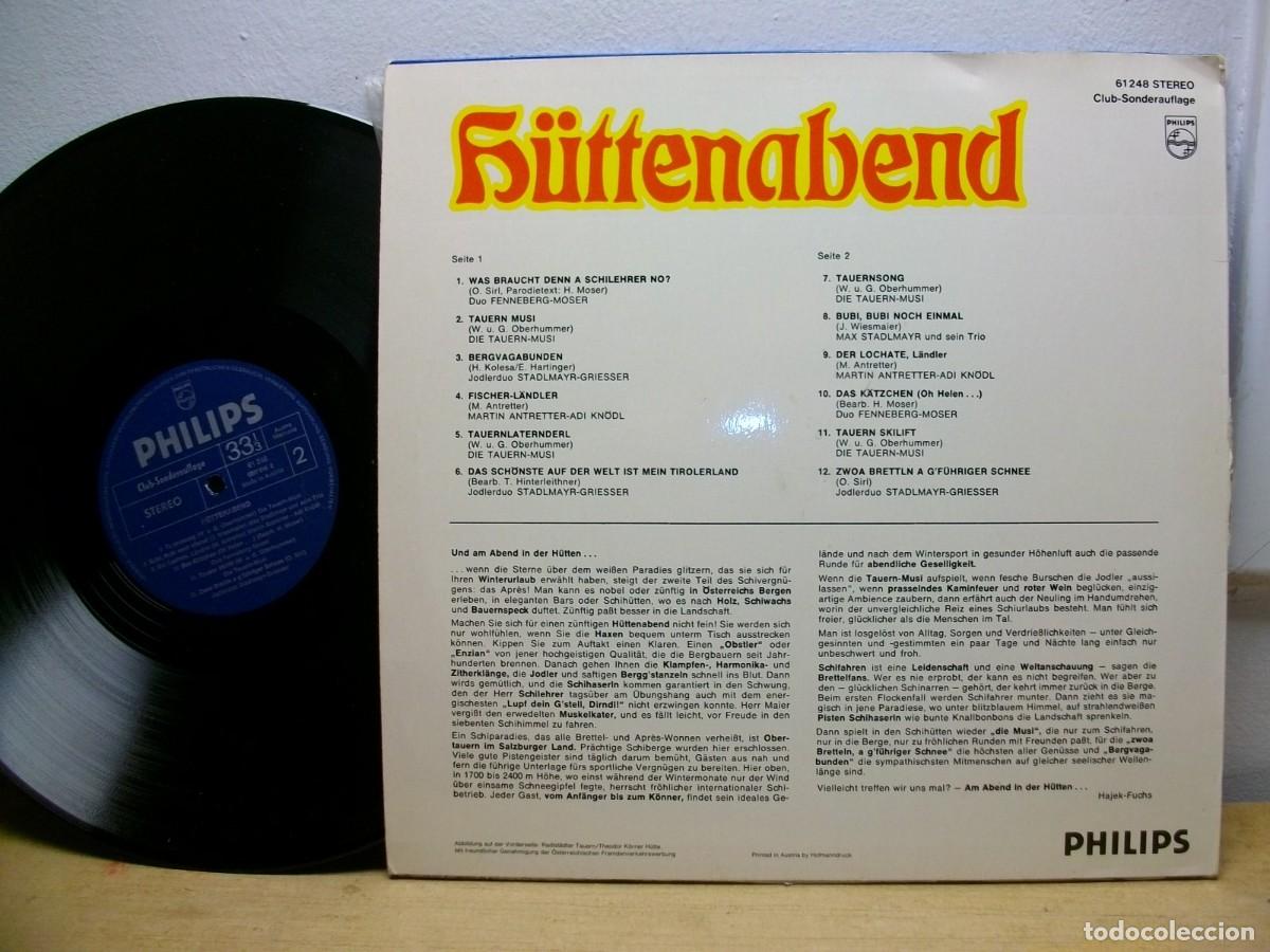 Discos de vinilo: H&uuml;ttenabend - Melodies For Apr&egrave;s-Ski - Foto 2