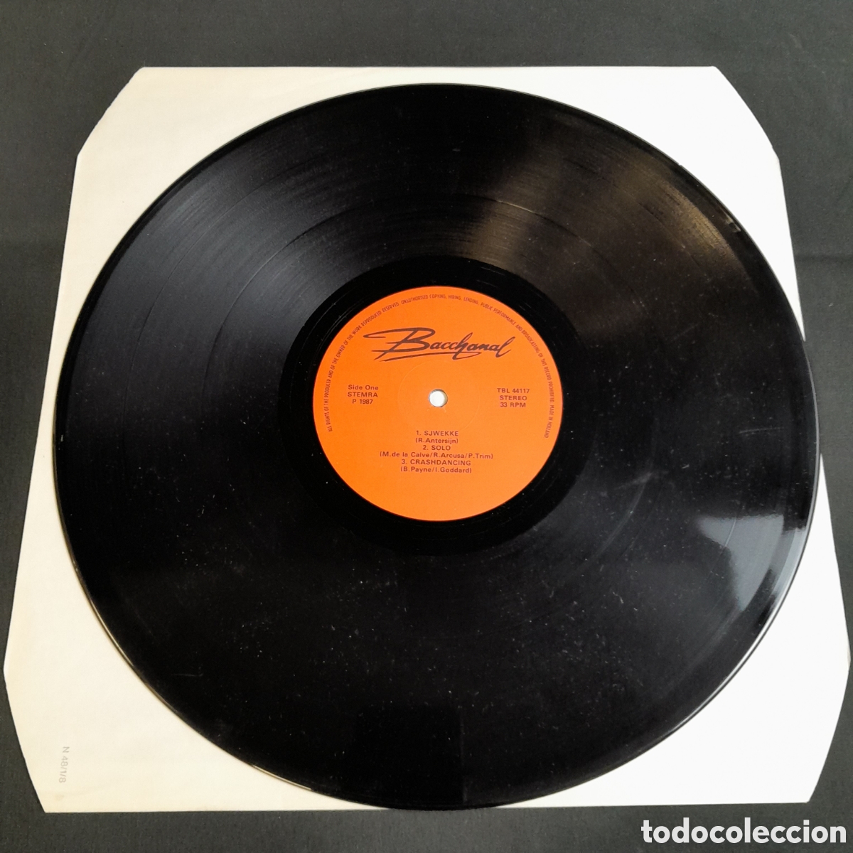 Discos de vinilo: LP-18. LP DISCO DE VINILO. BACCHANAL IS OKAY. - Foto 4