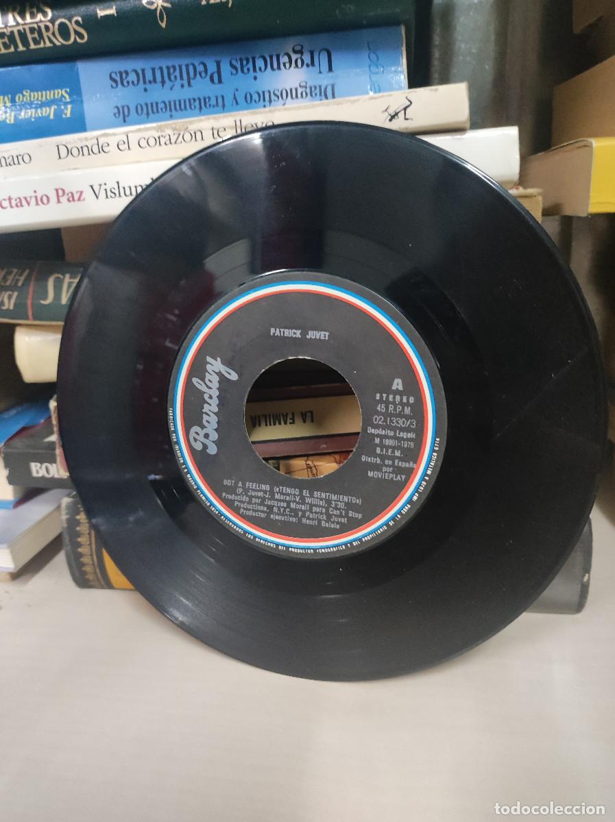 Discos de vinilo: PATRICK JUVET - GOT A FEELING / ANOTHER LONELY MAN - SINGLE 1978 - Foto 1