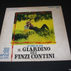 Discos de vinilo: IL GIARDINO DEL FINZI CONTINI LP VITTORIO DE SICA MANUEL DE SICA RCA ORIGINAL ITALIA 1970 EDG