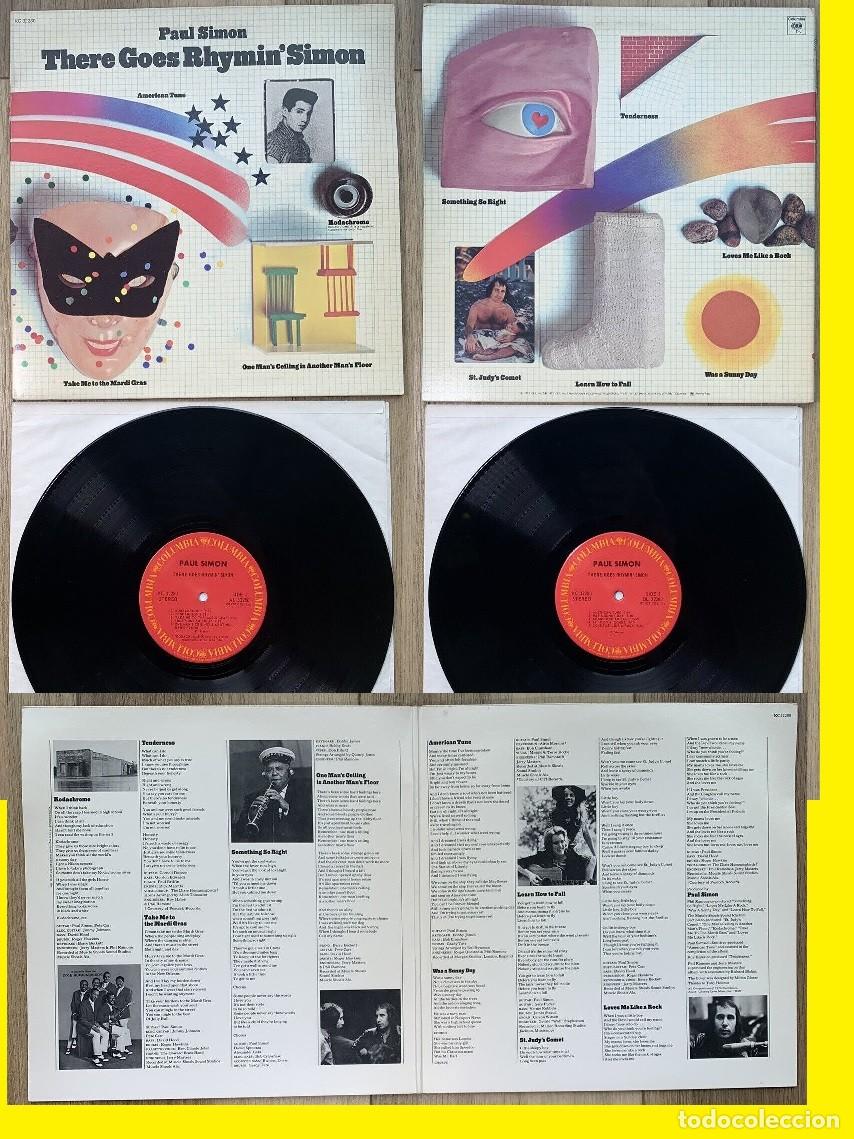 Discos de vinilo: PAUL SIMON - there goes rhymin simon 1973 RARA 1&ordf; EDIC ORG USA, DOBLE CARPETA, TODO EXC !