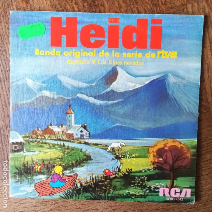 Discos de vinilo: HEIDI, BANDA ORIGINAL DE LA SERIE DE RTVE. SINGLE - Foto 1