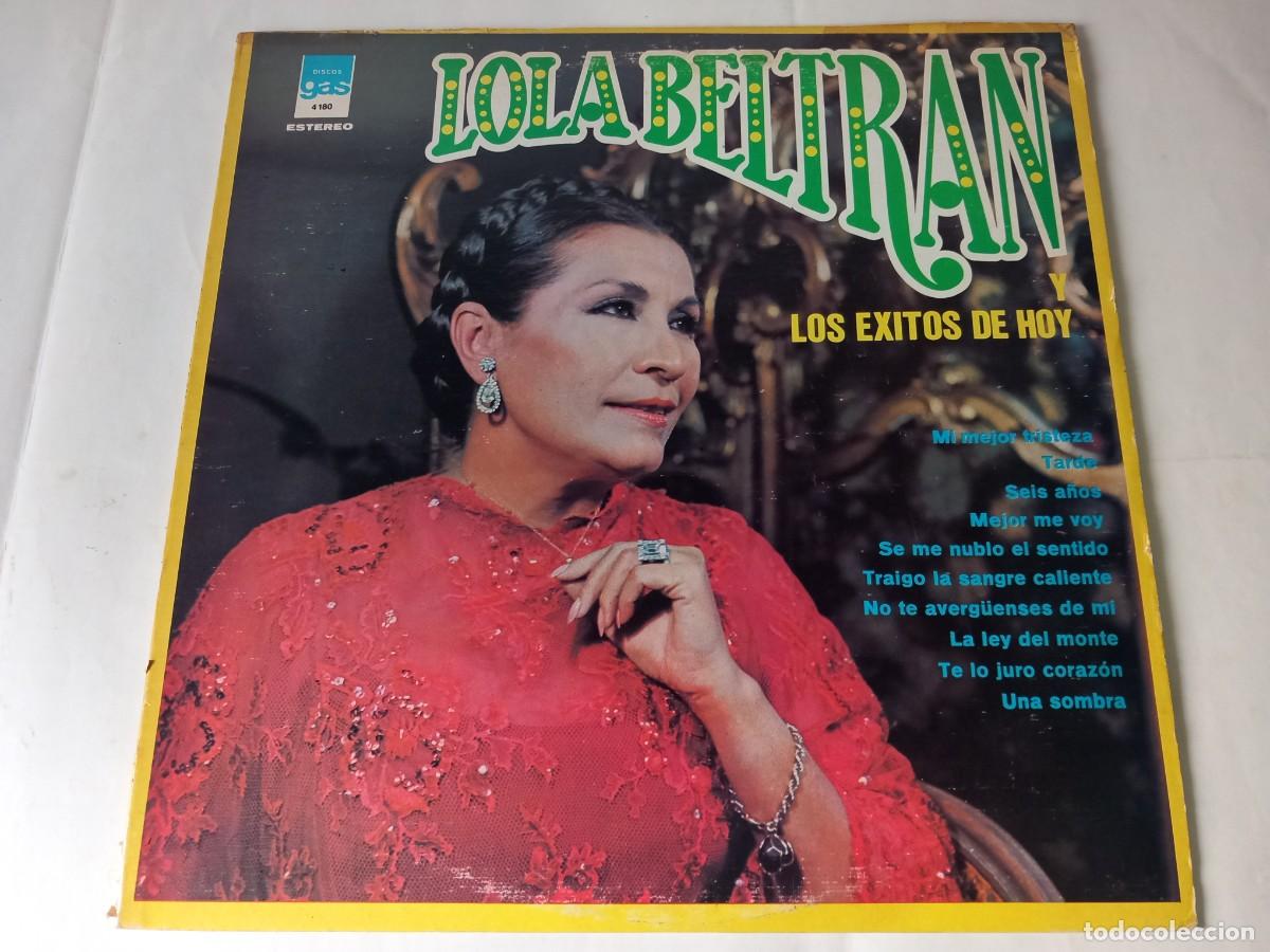 Discos de vinilo: Lola Beltran Y Los Exitos De Hoy / LP [ED. MEXICO] - Foto 1