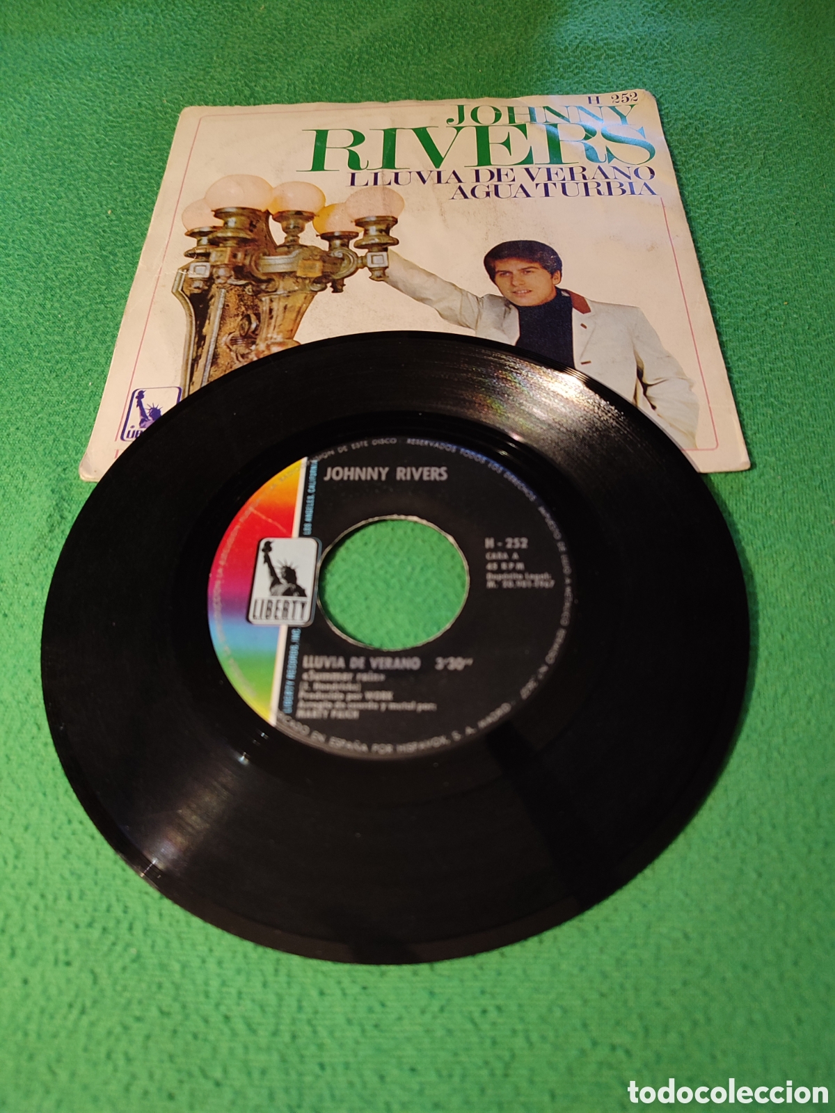 Discos de vinilo: Johnny Rivers - Lluvia de verano - Foto 2