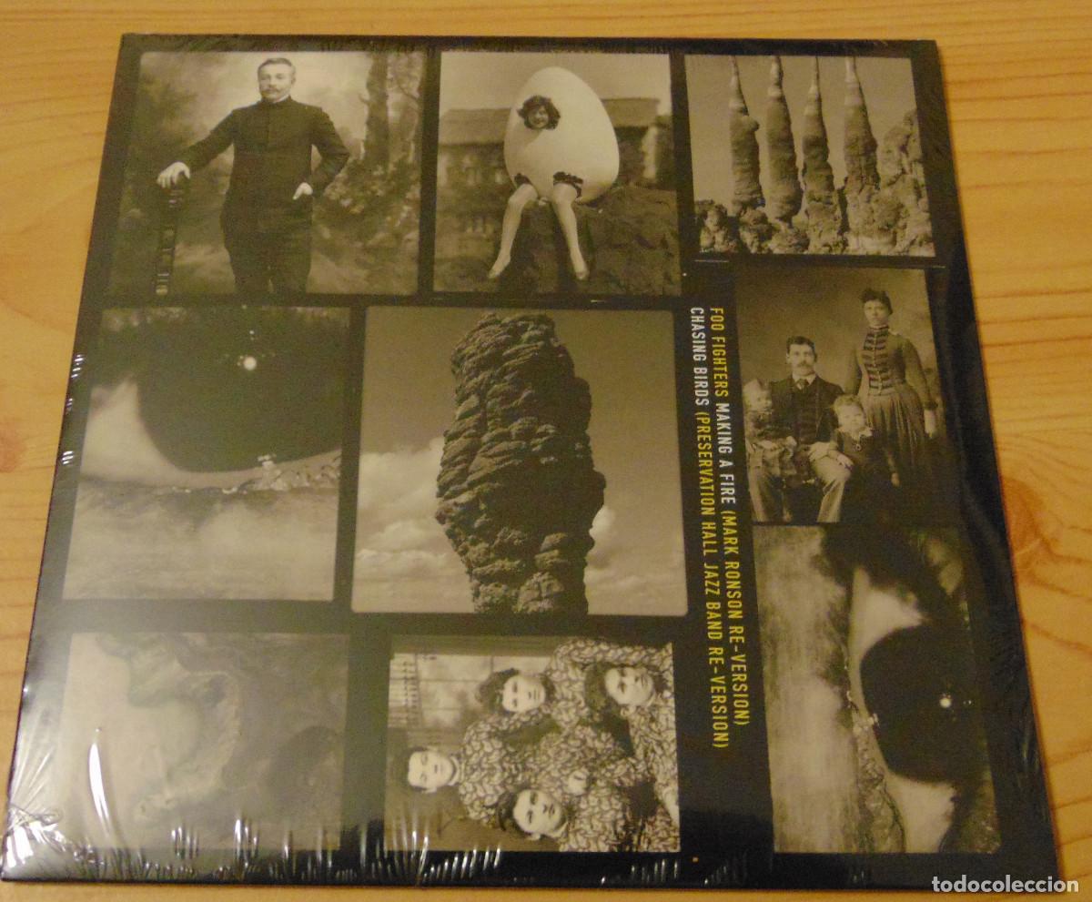 Discos de vinilo: Foo Fighters &ndash; Making A Fire (Mark Ronson Re-Version) / Chasing Birds - SINGLE RSD 2022 A ESTRENAR - Foto 1