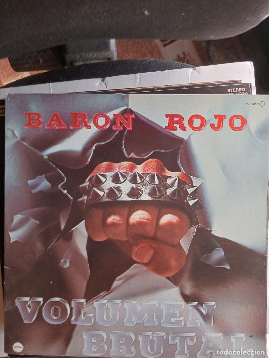 Discos de vinilo: Baron Rojo - Volumen Brutal 1982 lp insert - Foto 1