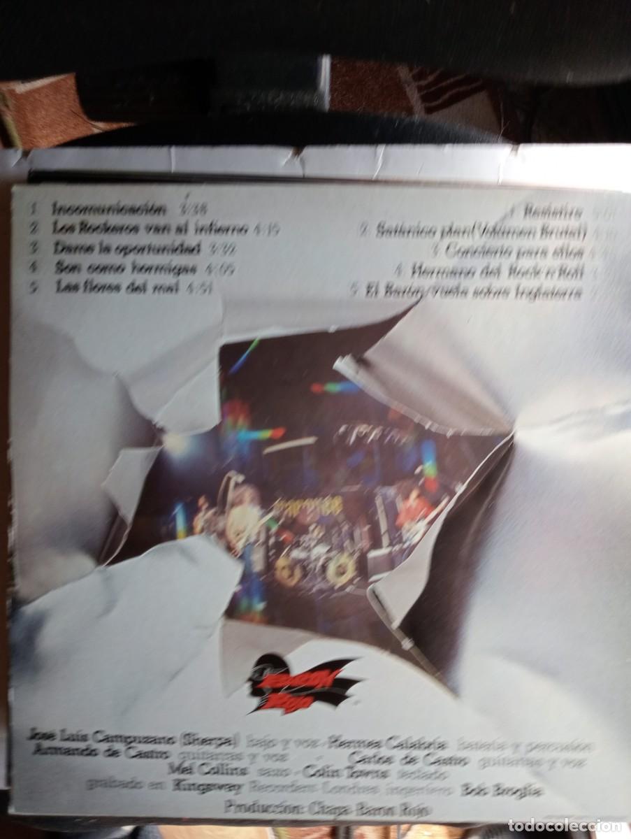 Discos de vinilo: Baron Rojo - Volumen Brutal 1982 lp insert - Foto 2