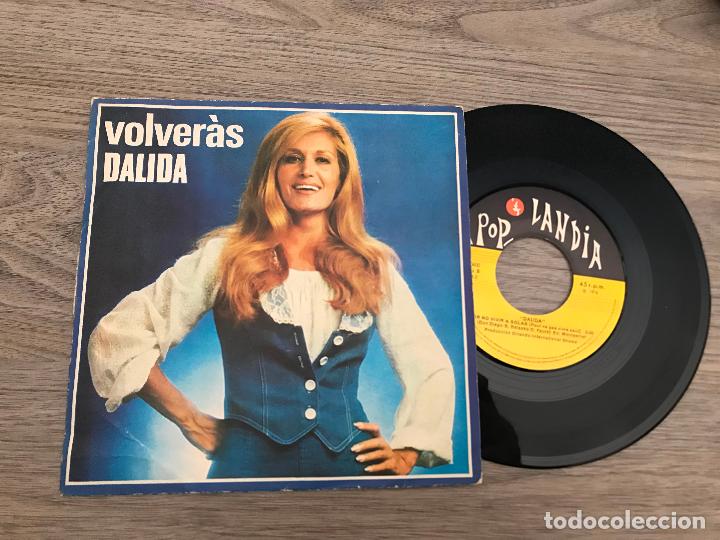 Discos de vinilo: DALIDA , VOLVER&Aacute;S , SINGLE , ZAFIRO - Foto 1