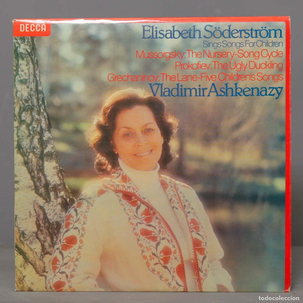 Discos de vinilo: LP. Ashkenazy &ndash; Elisabeth S&ouml;derstr&ouml;m Sings Songs For Children - Foto 1