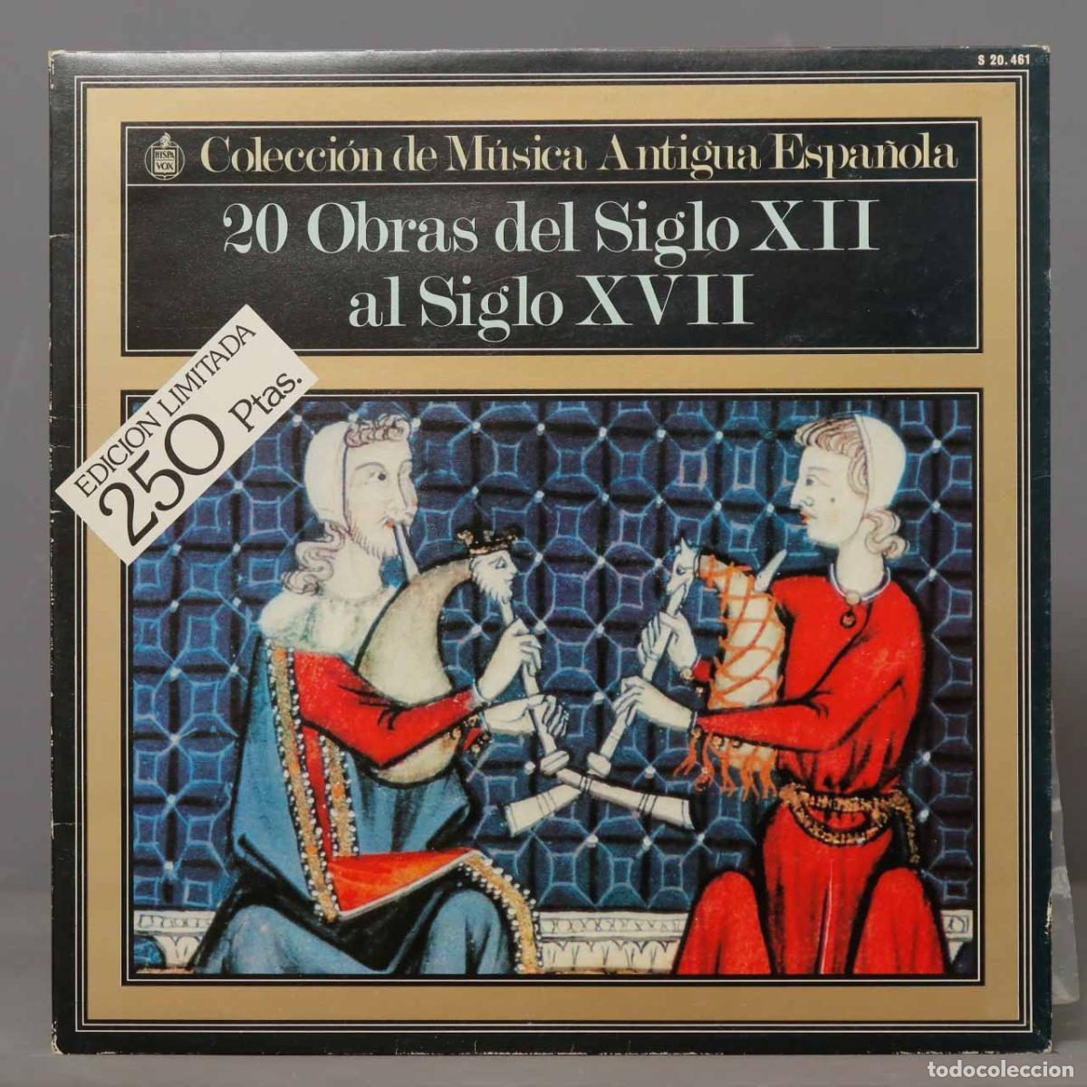Vinyl records: LP. 20 Obras Del Siglo XII Al Siglo XVII