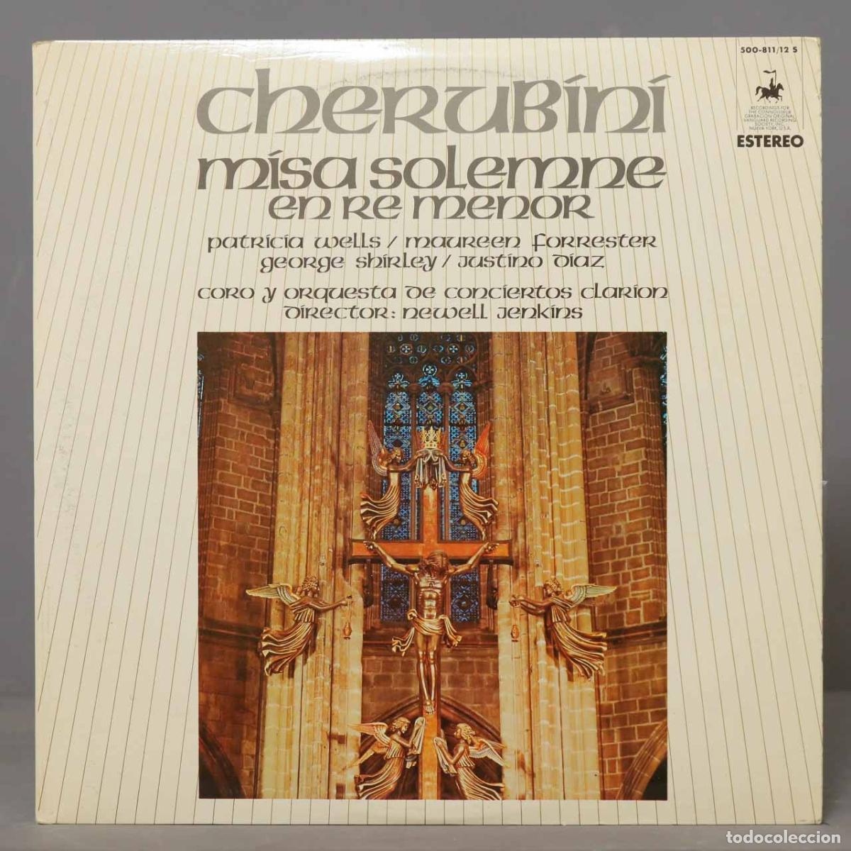Discos de vinilo: LP. CHERUBINI. MISA SOLEMNE. JENKINS - Foto 1