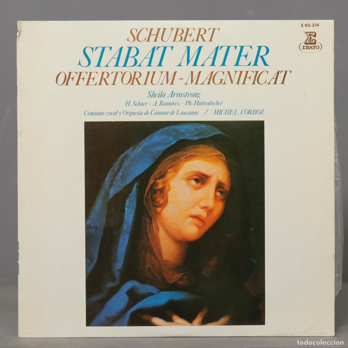 Discos de vinilo: LP. STABAT MATER. SCHUBERT. CORBOZ - Foto 1