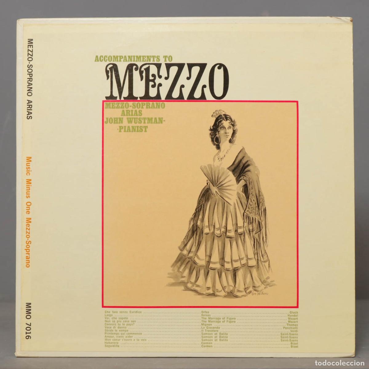 Dischi in vinile: LP. John Wustman &ndash; Accompaniments To Mezzo, Mezzo-Soprano Arias