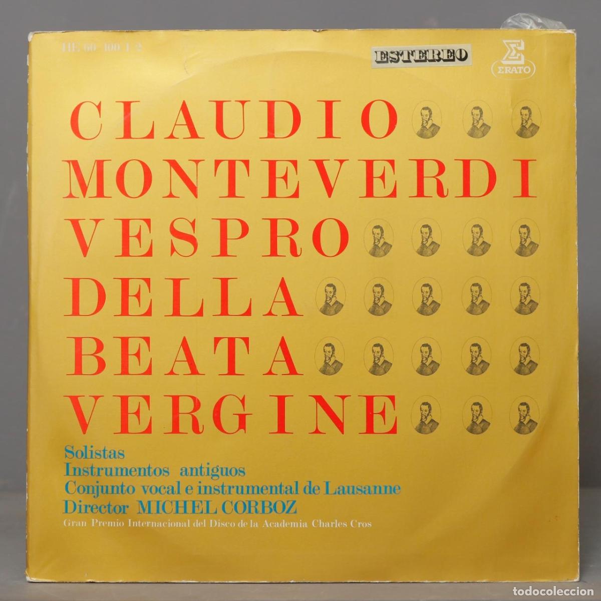 Disques de vinyle: LP. MONTEVERDI. VESPRO DELLA BEATE VERGINE. CORBOZ