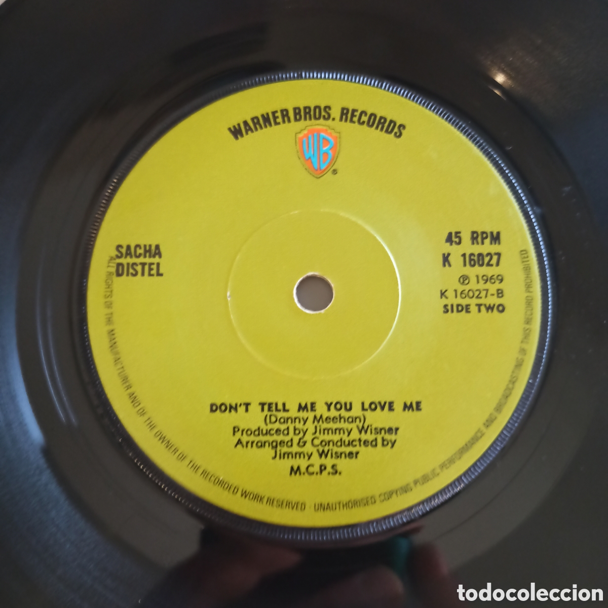 Discos de vinilo: Sacha Distel &ndash; Rain Drops Keep Fallin On My Head - Foto 1