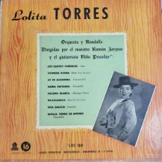 Discos de vinilo: LOLITA TORRES 10” SELLO ODEON EDITADO EN ARGENTINA...