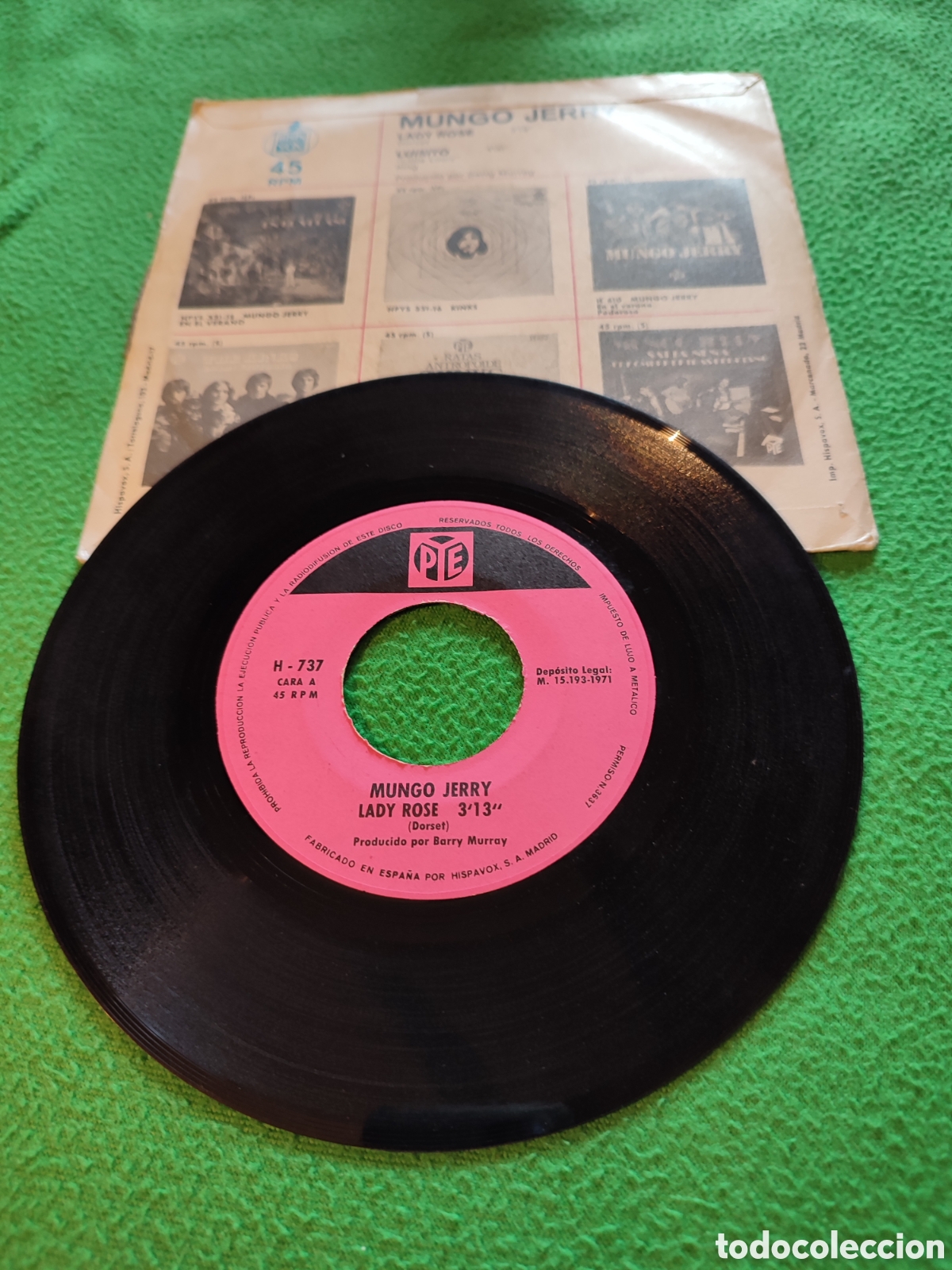 Discos de vinilo: Mungo Jerry - Lady Rose - Foto 2