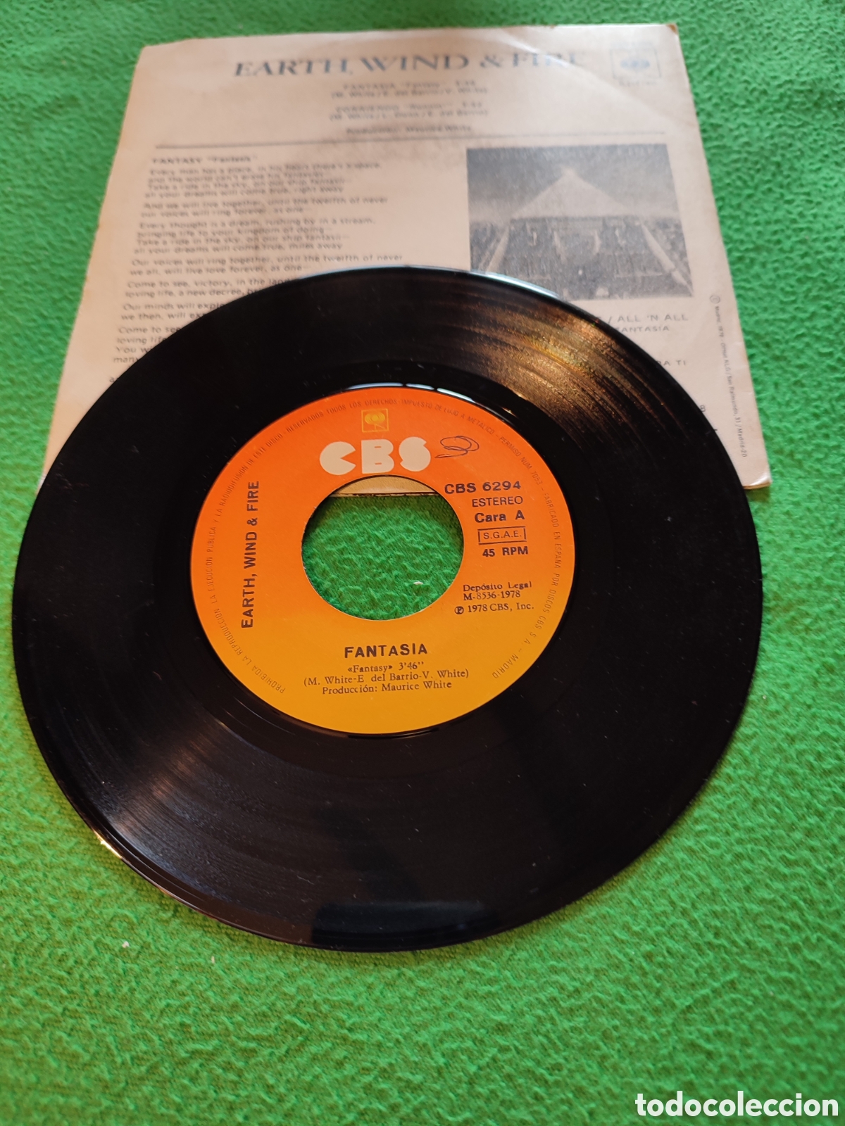 Discos de vinilo: Earth, Wind, Earth & Fire - Fantas&iacute;a - Foto 2