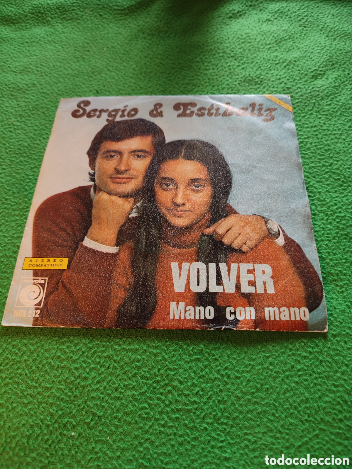 Discos de vinilo: Sergio & Est&iacute;baliz - Volver Single vinilo - Foto 1