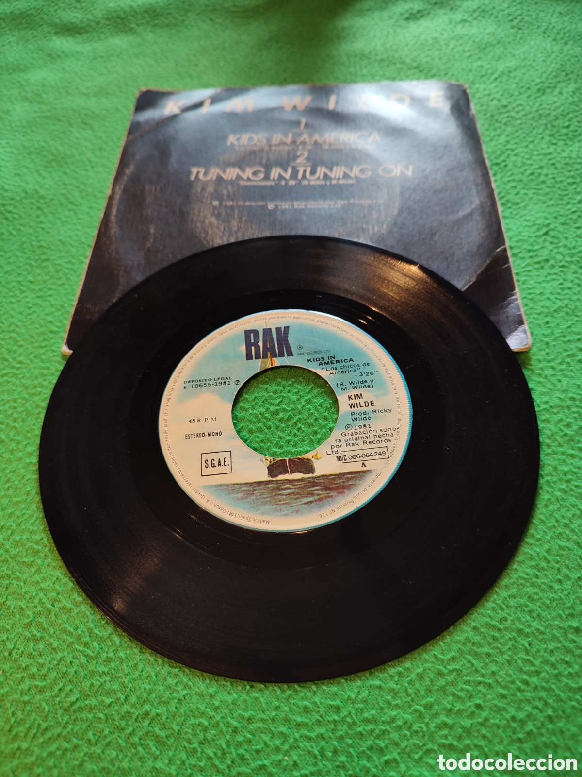 Discos de vinilo: Kim Wilde - Los chicos de Am&eacute;rica - Foto 2
