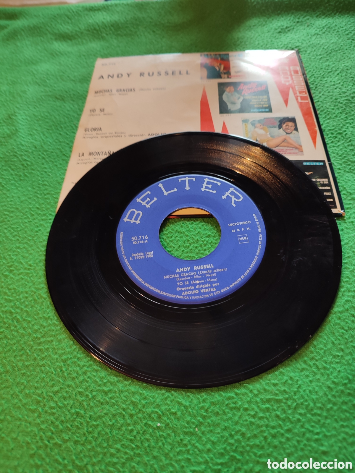Discos de vinilo: Andy Russell - Muchas gracias+ 3 - Foto 2